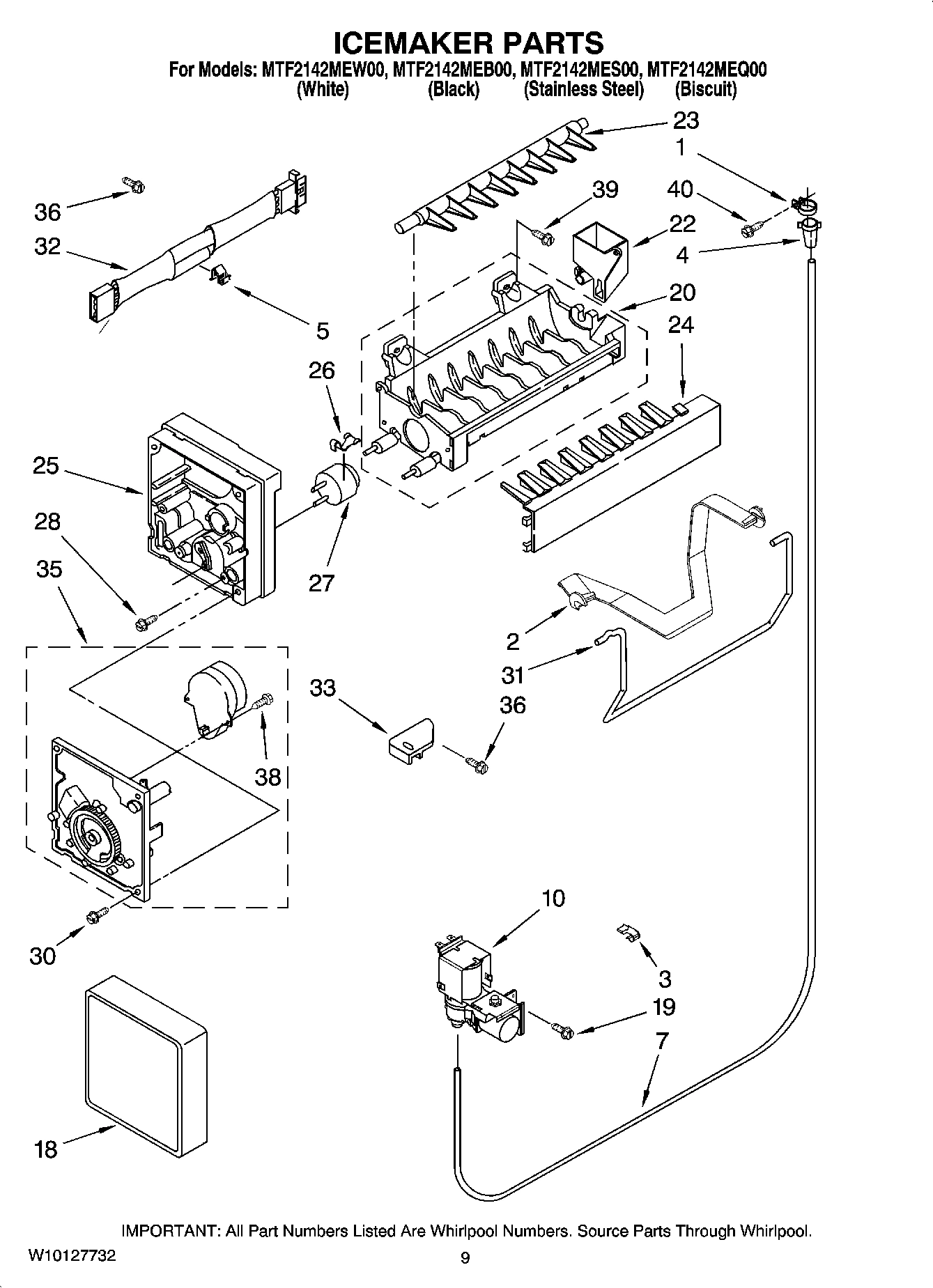 05 - ICEMAKER PARTS