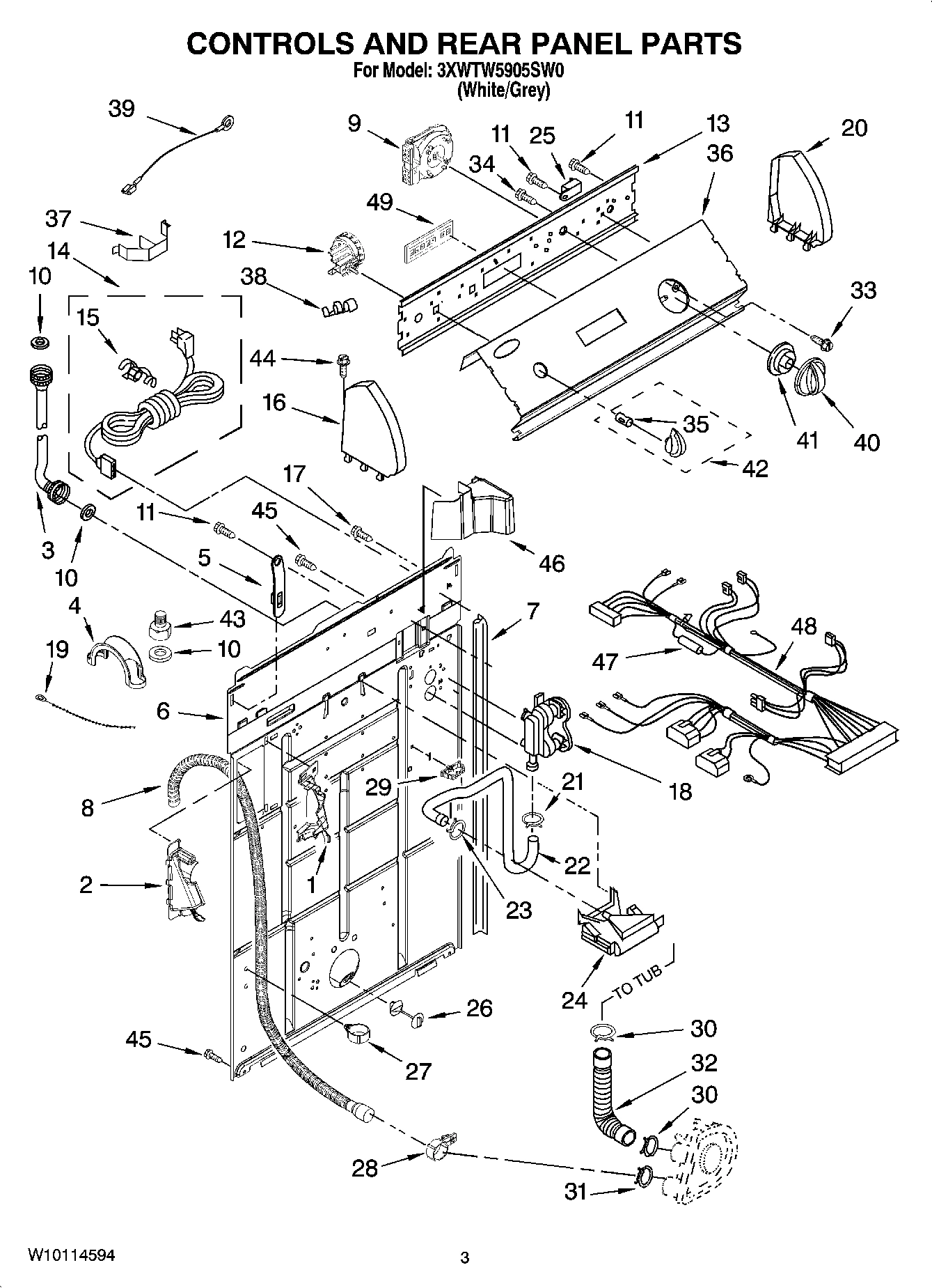 02 - CONTROLS AND REAR PANEL PARTS