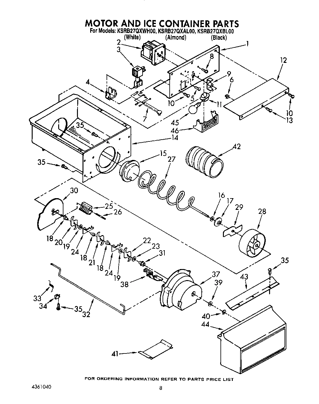 06 - MOTOR AND ICE CONTAINER