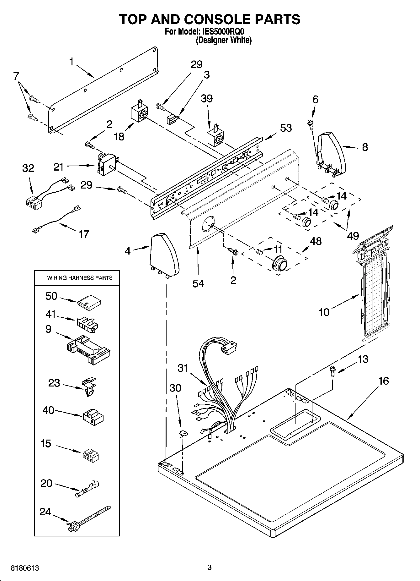 02 - TOP AND CONSOLE PARTS