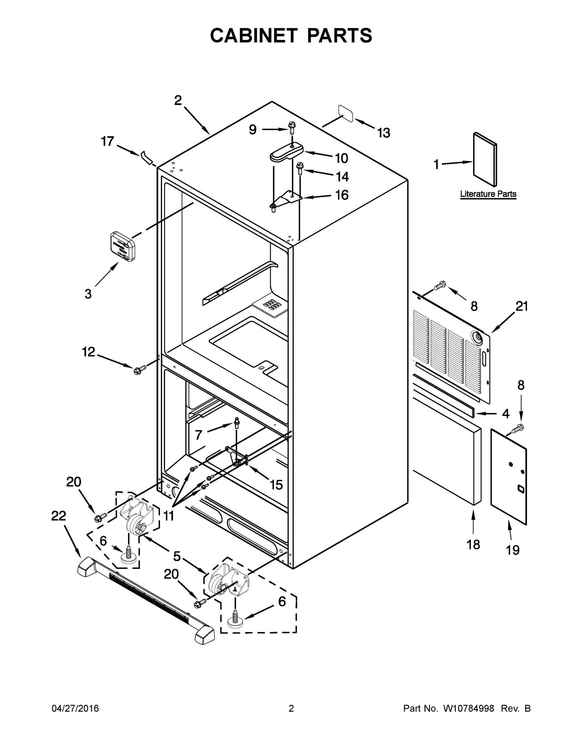 02 - CABINET PARTS