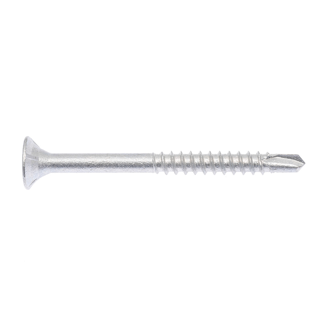 Buildex® Metal TEKS® Screws 14G x 75mm – Bugle Head – Galvanised – Zinc Alloy C3 – Pack of 100
