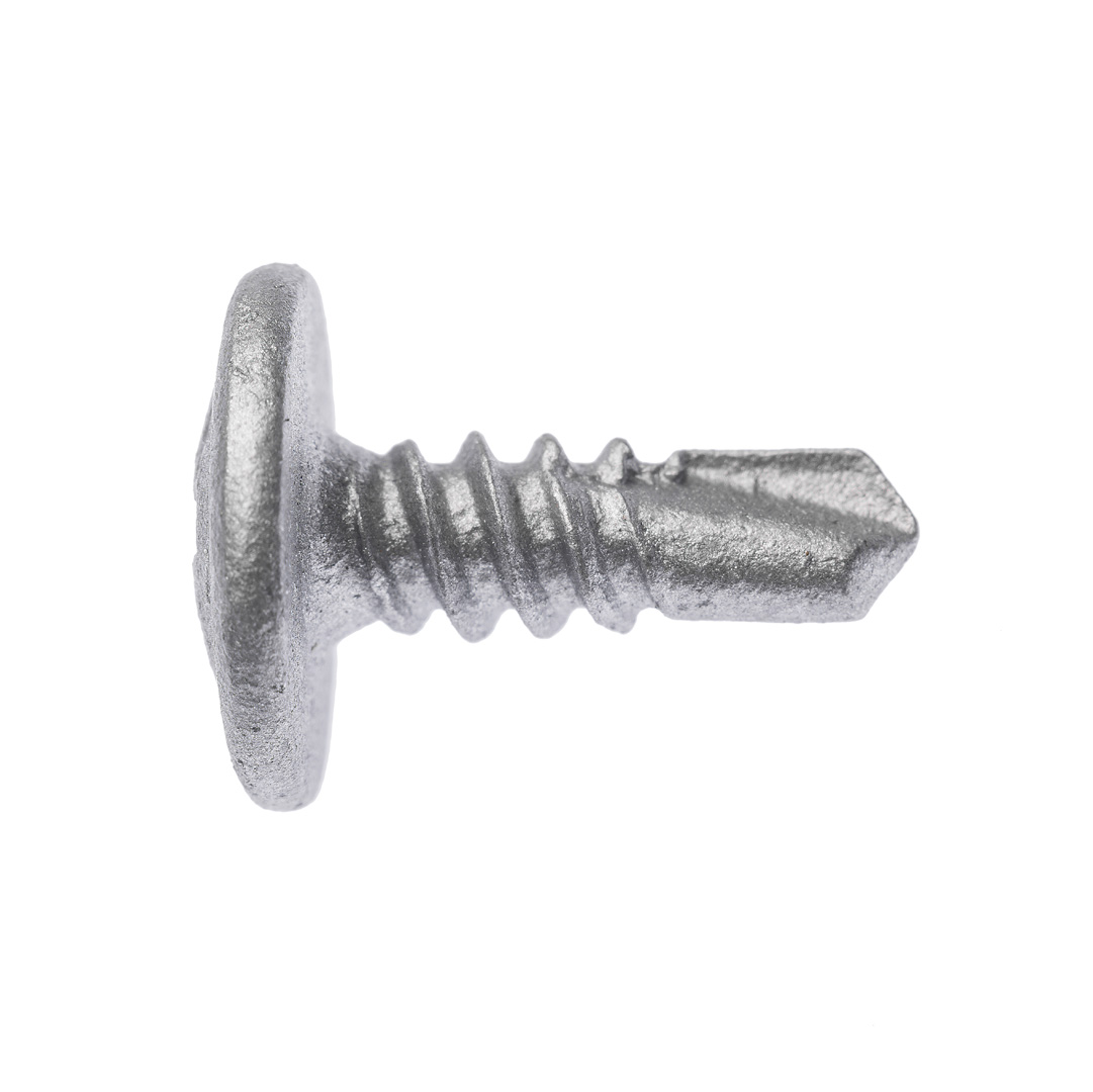 Buildex® Metal TEKS® Screws 8G x 12mm – Button Head – Galvanised – Zinc Alloy C3 – Pack of 500