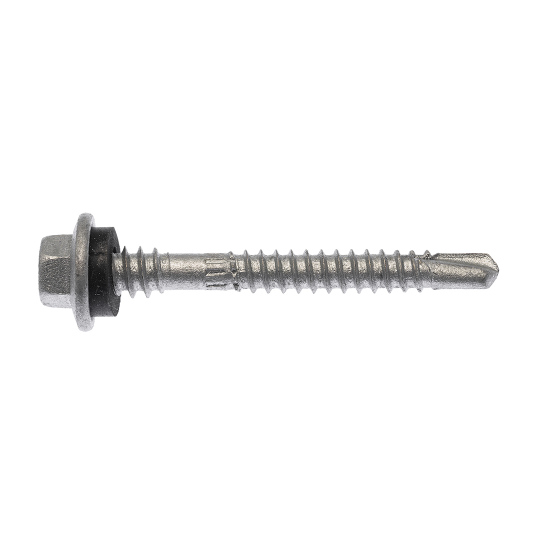 Buildex® Metal TEKS® Screws 12G x 50mm – Hex Head HiGrip® with Seal – Climaseal® 3 – Pack of 50
