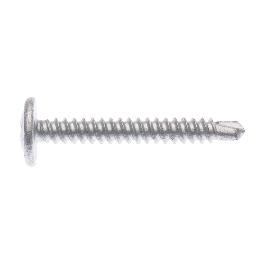 Buildex® Metal TEKS® Screws 8G x 32mm – Button Head – Galvanised – Zinc Alloy C3 – Pack of 500
