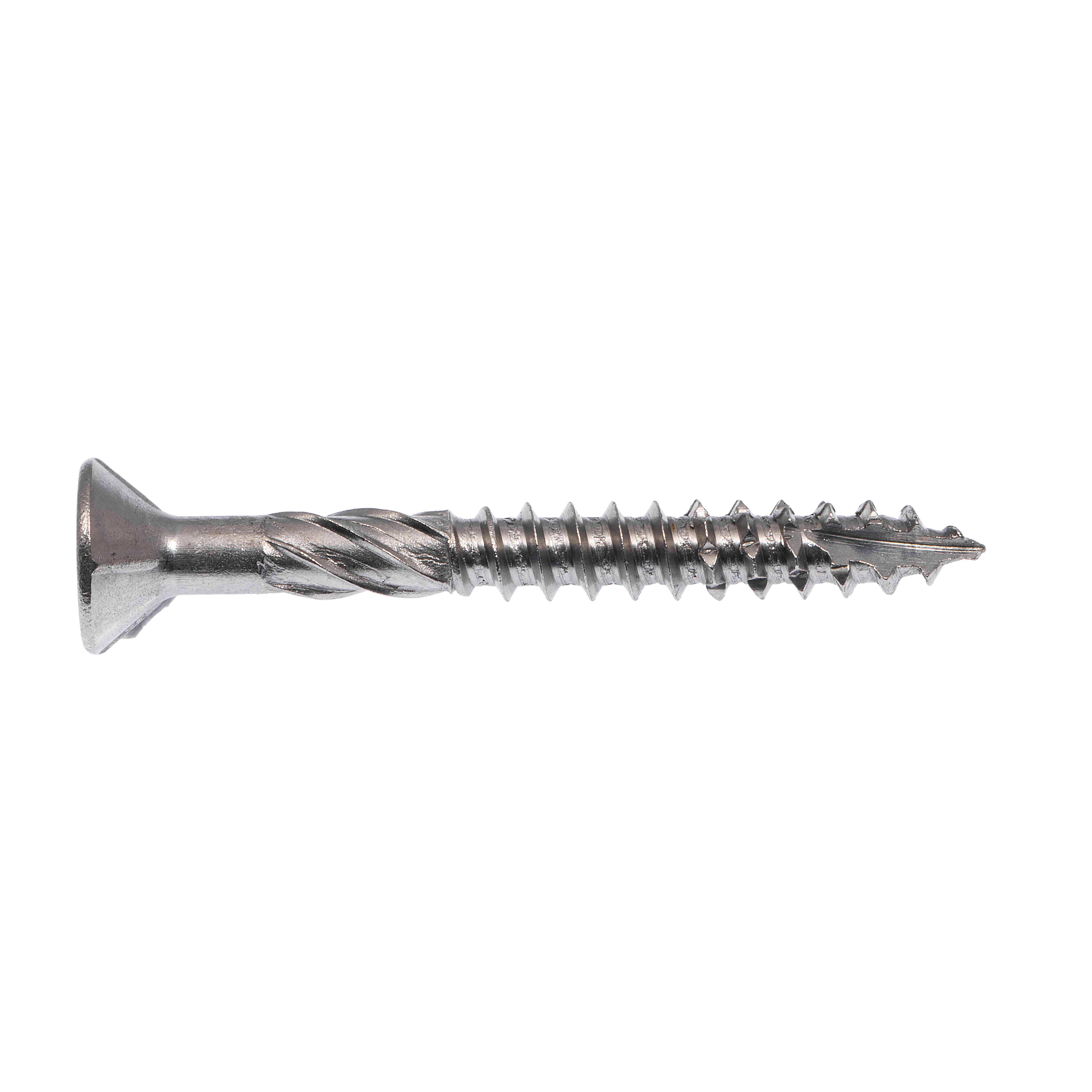 Buildex® Decking Screw 12G x 50mm – XL Countersunk Rib Head – Stainless Steel 304 – Pack of 50