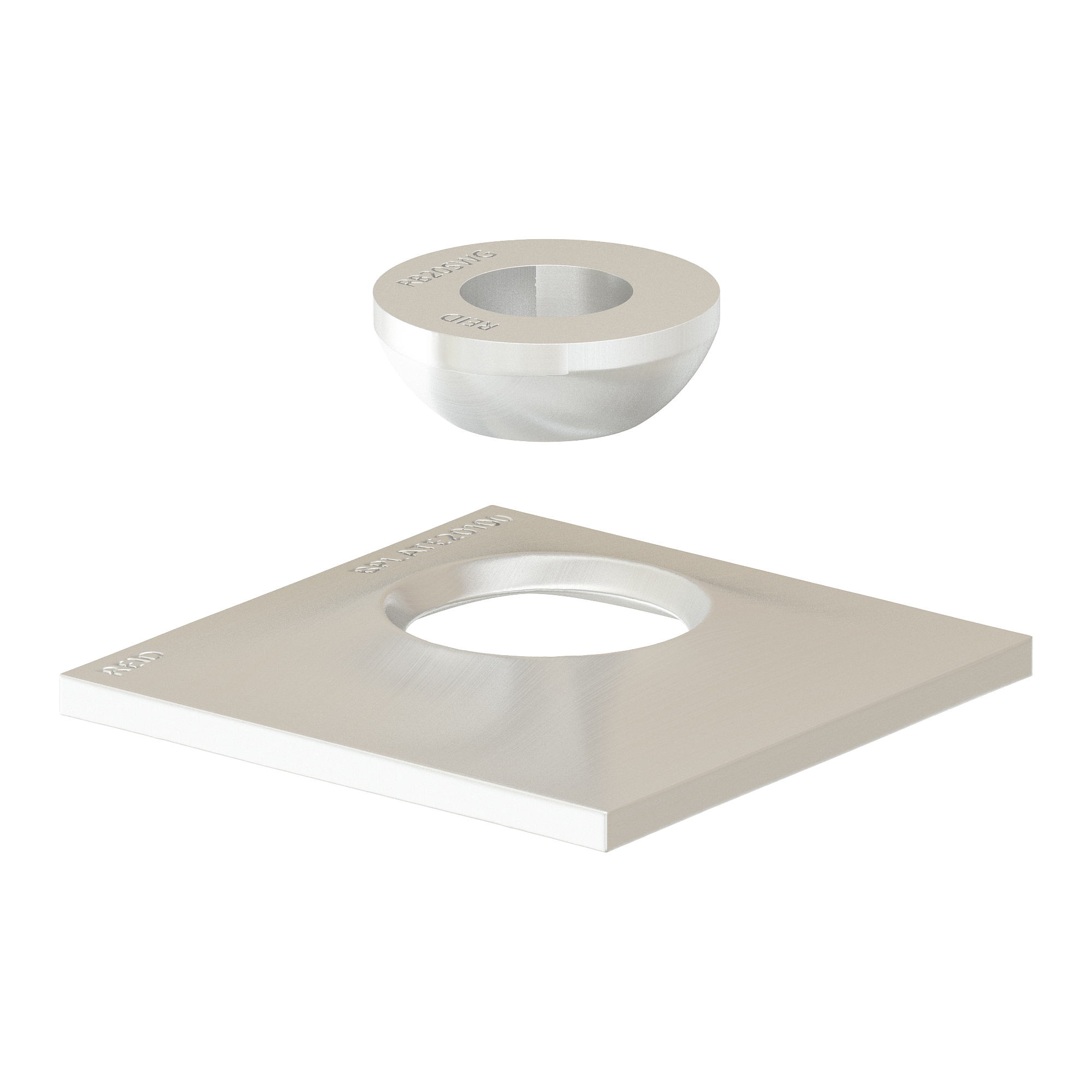 ReidBar™ HDG Domed Plates