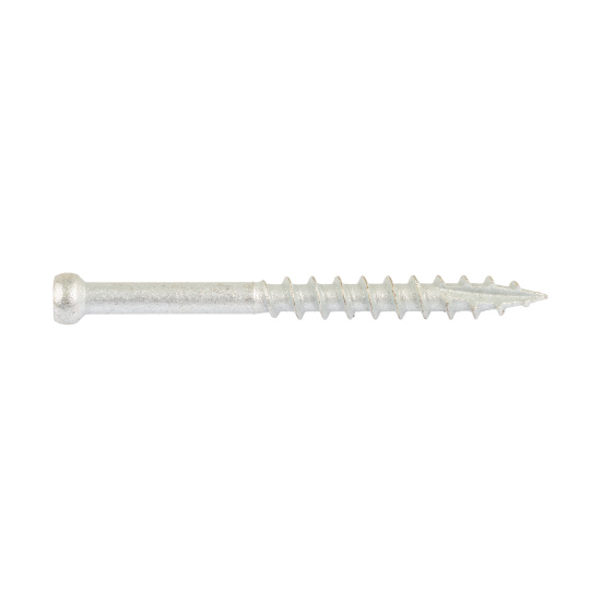Buildex® Timber Screws 8G x 50mm – Trim Head – Galvanised – Zinc Alloy C3 – Pack of 100