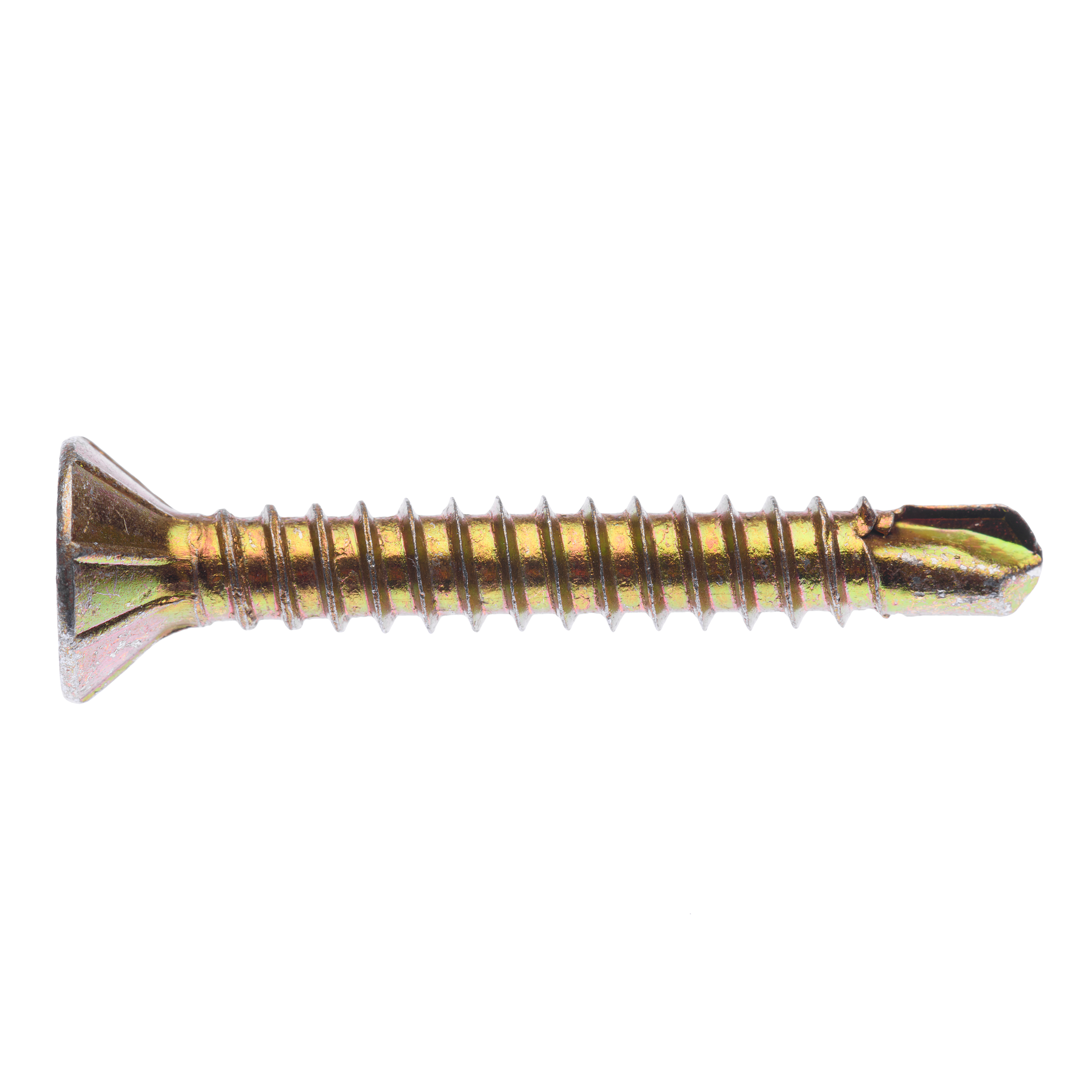 Buildex® Metal TEKS® Screws 8G x 30mm – Countersunk Rib Head – Zinc Plated – Pack of 50