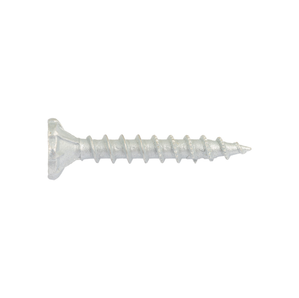 Buildex® Fibre Cement Screws 9G x 32mm – Self Embedding Head – Galvanised – Zinc Alloy C3 – 100 Pack