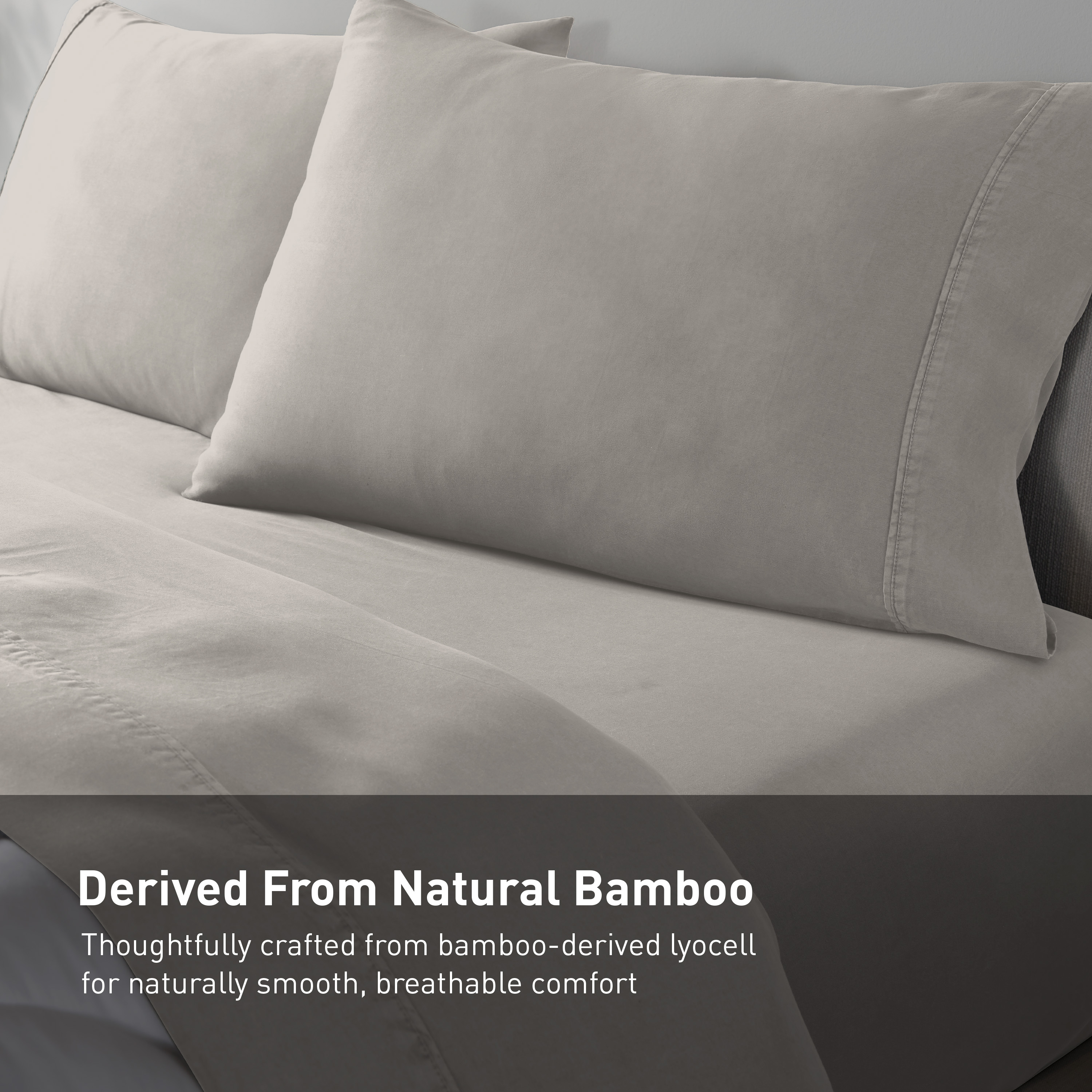 Natural bamboo stalks, the raw material behind bamboo-derived fabric
