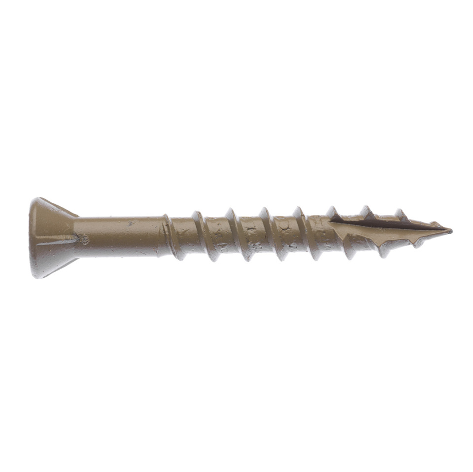 Buildex® Screening Screw 10G x 40mm – Countersunk Rib Head – Climacoat® 3 – 100 Pack