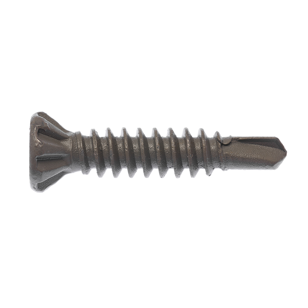 Buildex® Metal FibreTEKS® Screws M4.8 x 25mm – Countersunk Rib Head – Climaseal® 4 – 500 Pack