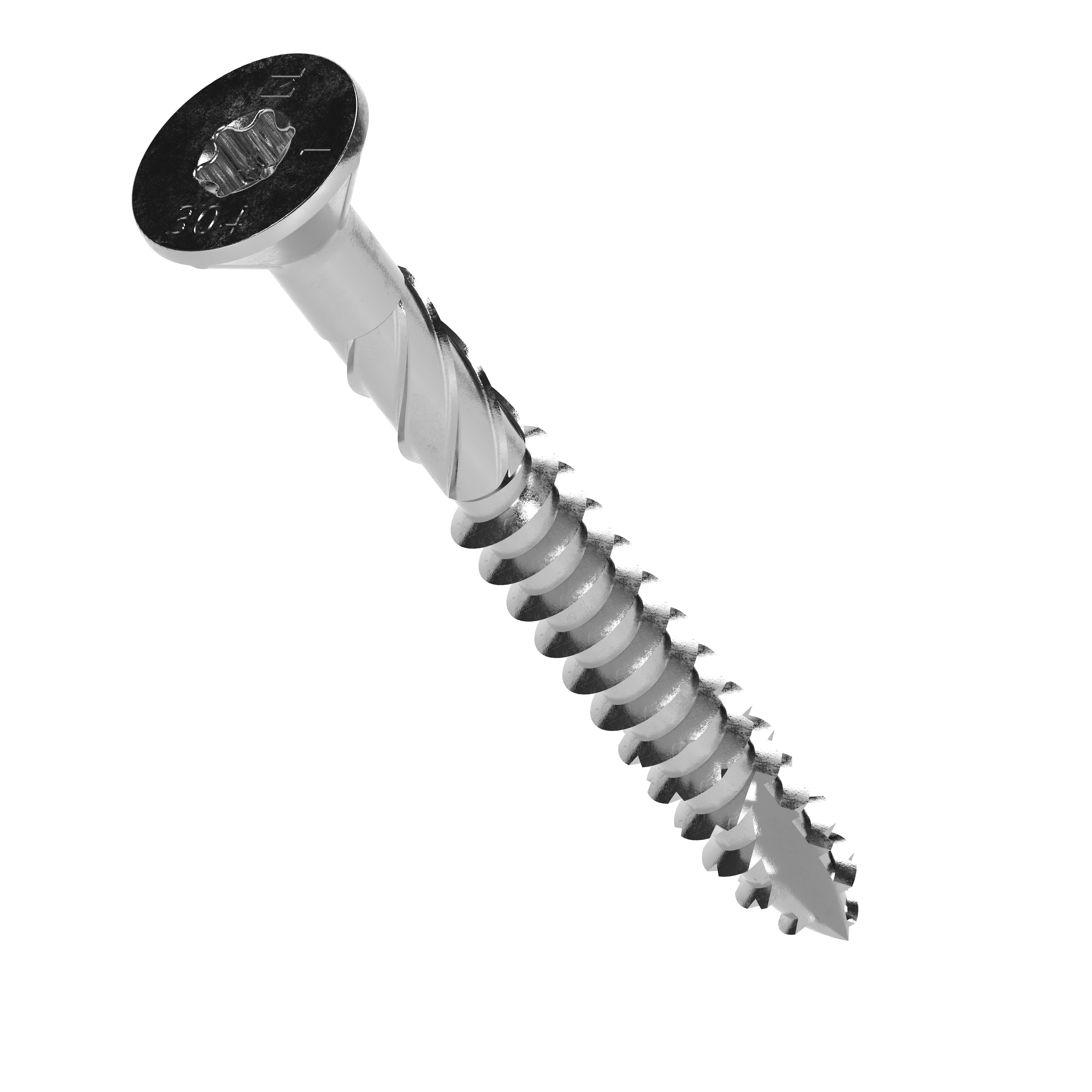 Buildex® 12G x 50mm Hardwood 304 Stainless Steel Decking Screws – 250 pack