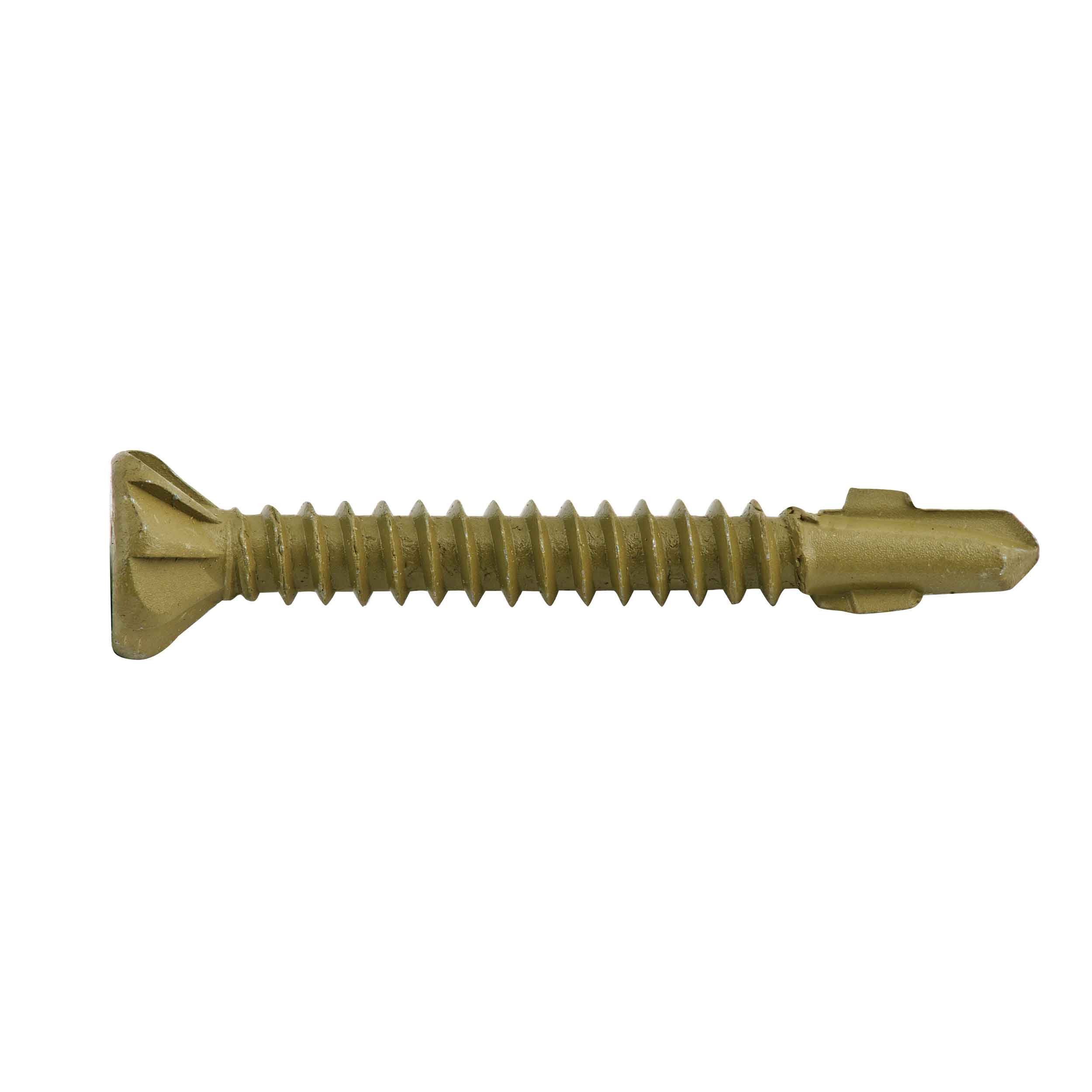 Buildex® Metal Wing TEKS® Screws 8G x 35mm – Countersunk Rib Head – Climacoat® 3 – Pack of 100