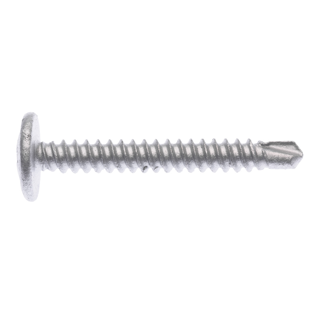 Buildex® Metal TEKS® Screws 8G x 32mm – Button Head – Galvanised – Zinc Alloy C3 – Pack of 100